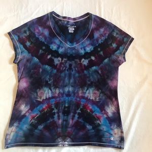 CHAMPION T-Shirt Tie Dye Women's Size L